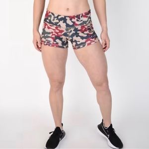 Fleo Shorts Scarlet Camo 3.25 -Med